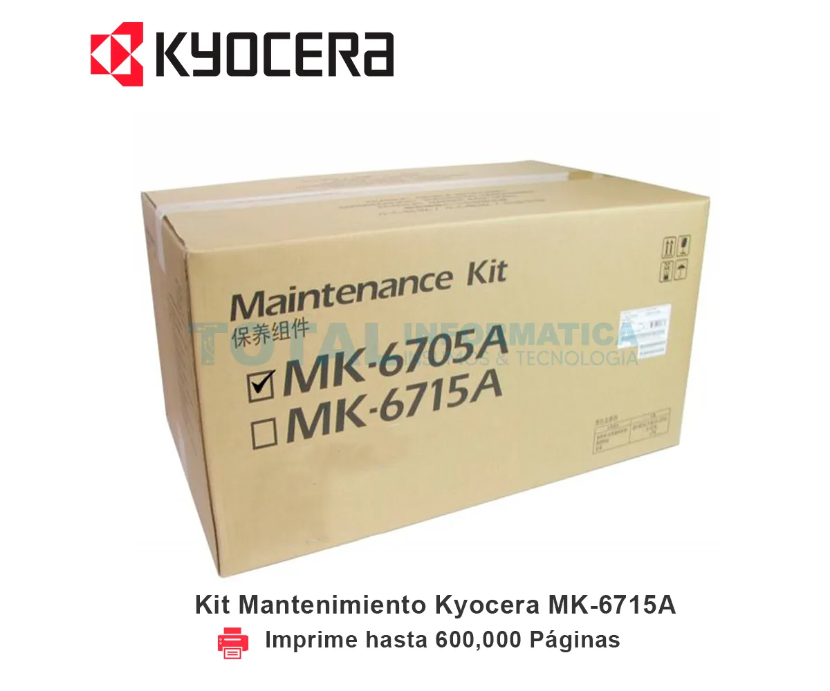 KIT MANTENIMIENTO KYOCERA MK-6715A, TASKALFA, 1702N70UN0 - imagen 1