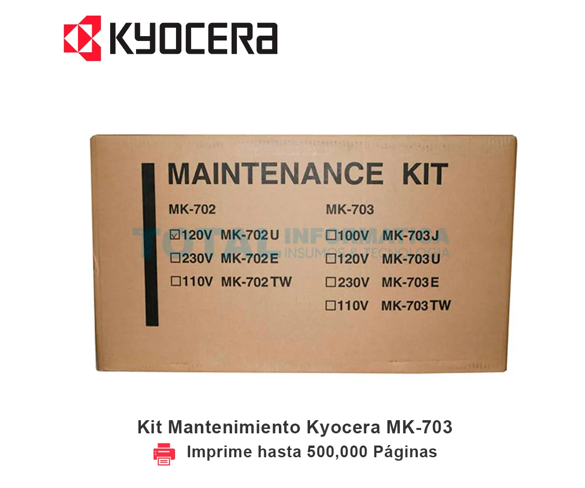 KIT MANTENIMIENTO KYOCERA MK-703, FS-9520DN, 2FH82030 - imagen 1