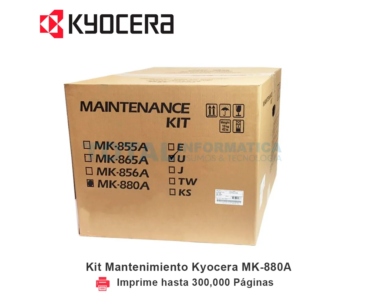 KIT MANTENIMIENTO KYOCERA MK-880A, FS-C8500DN, 1702KA8KL0 - imagen 1