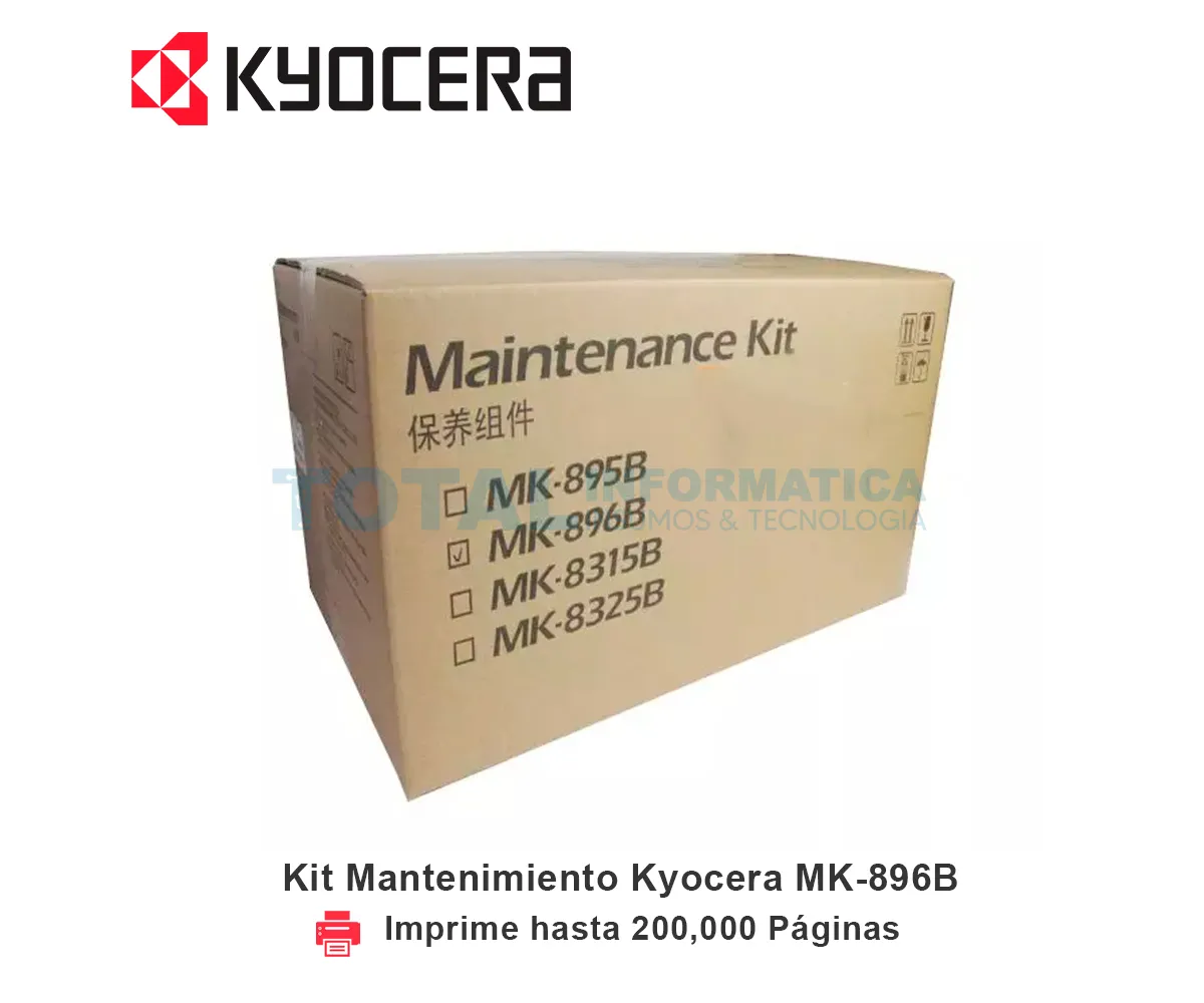 KIT MANTENIMIENTO KYOCERA MK-896B, 1702K00UN2 - imagen 1