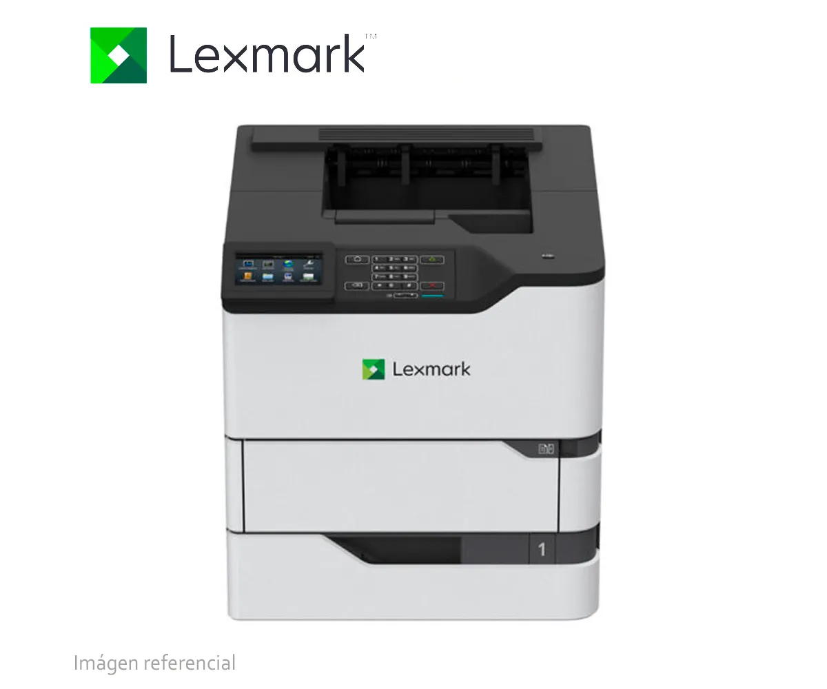 IMPRESORA LASER LEXMARK MS826DE, MONOCROMÁTICA, HASTA 70 PPM, 1200 X 1200 DPI, IMPRESIÓN DÚPLEX, ETHERNET, USB - imagen 2