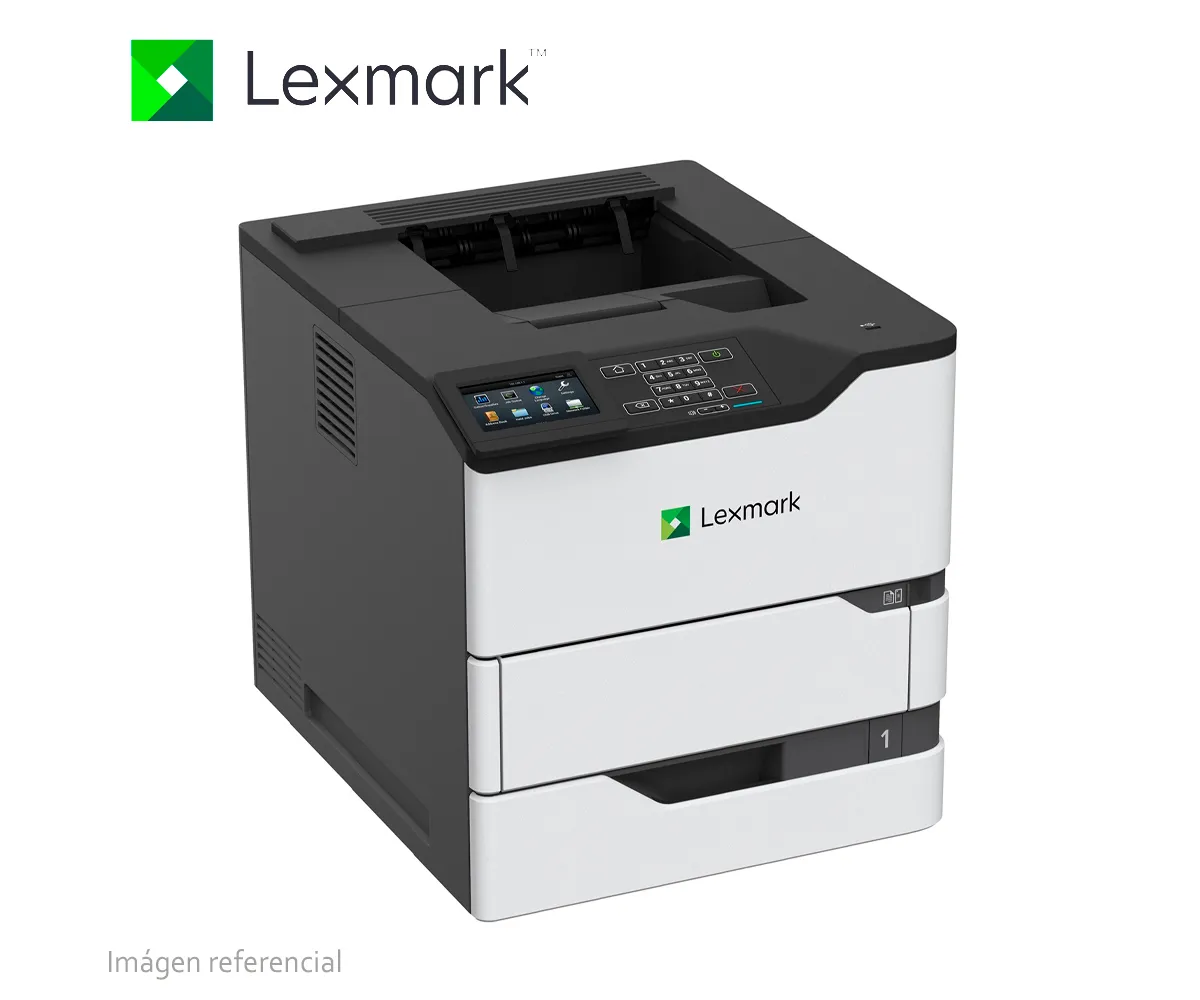IMPRESORA LASER LEXMARK MS826DE, MONOCROMÁTICA, HASTA 70 PPM, 1200 X 1200 DPI, IMPRESIÓN DÚPLEX, ETHERNET, USB - imagen 1