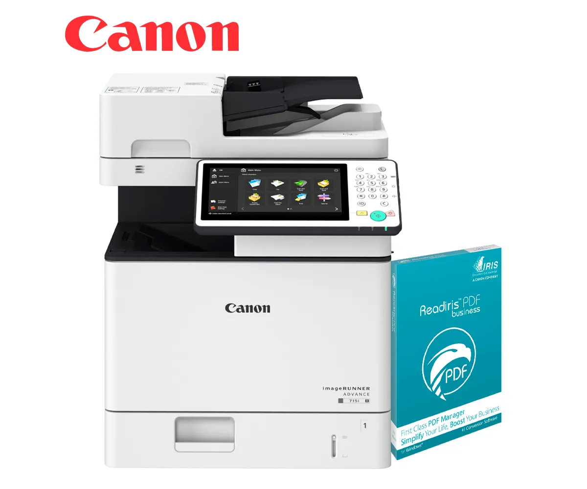 IMPRESORA LASER CANON RUNNER ADVANCE 525i III + 1 LICENCIA READIRIS CORPORATE PC - imagen 1