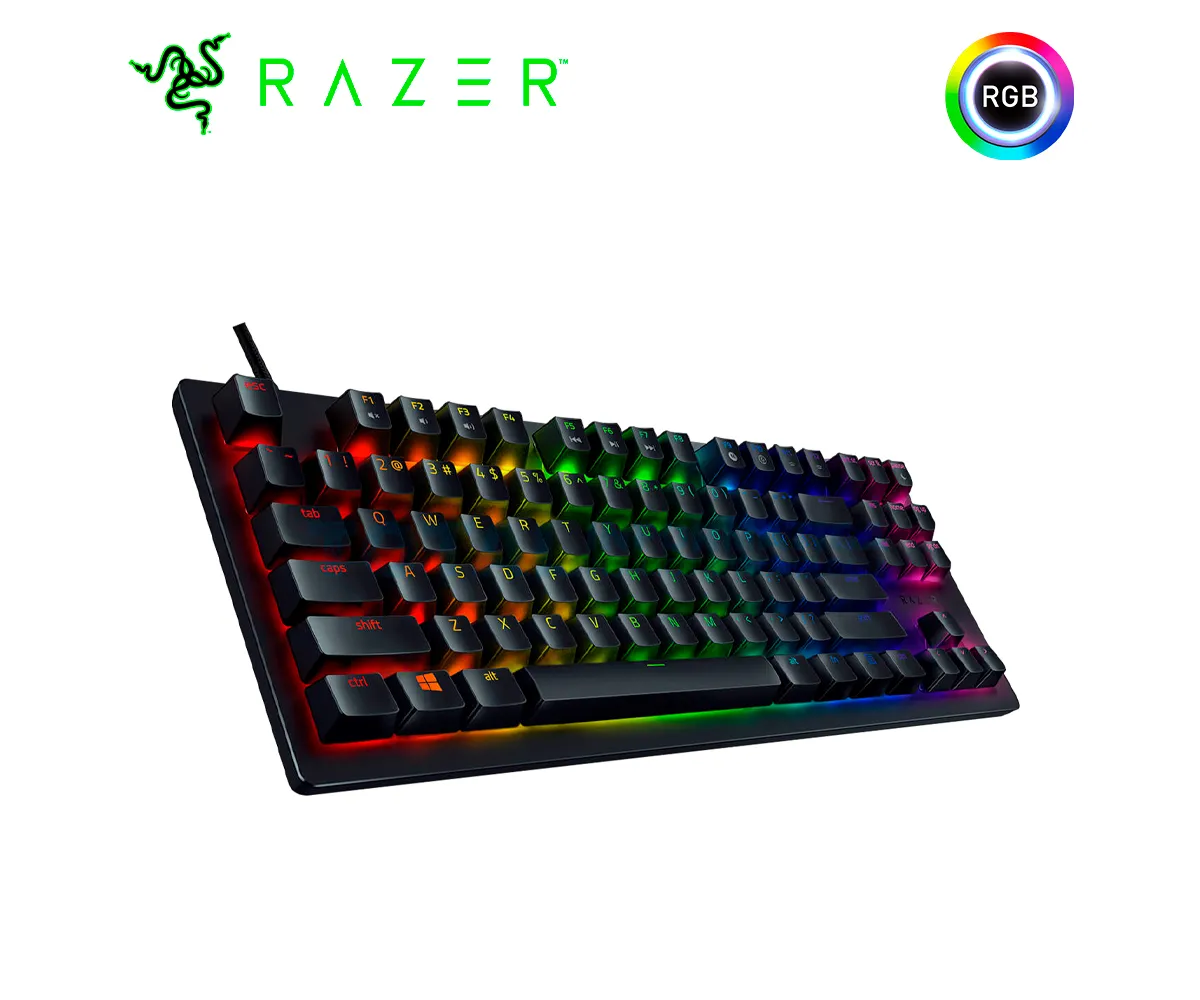 TECLADO GAMER RAZER HUNTSMAN TORNEO OPTO MECANICO SP CHROMA, NEGRO - imagen 3