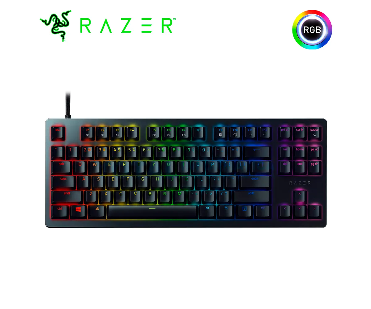 TECLADO GAMER RAZER HUNTSMAN TORNEO OPTO MECANICO SP CHROMA, NEGRO - imagen 1
