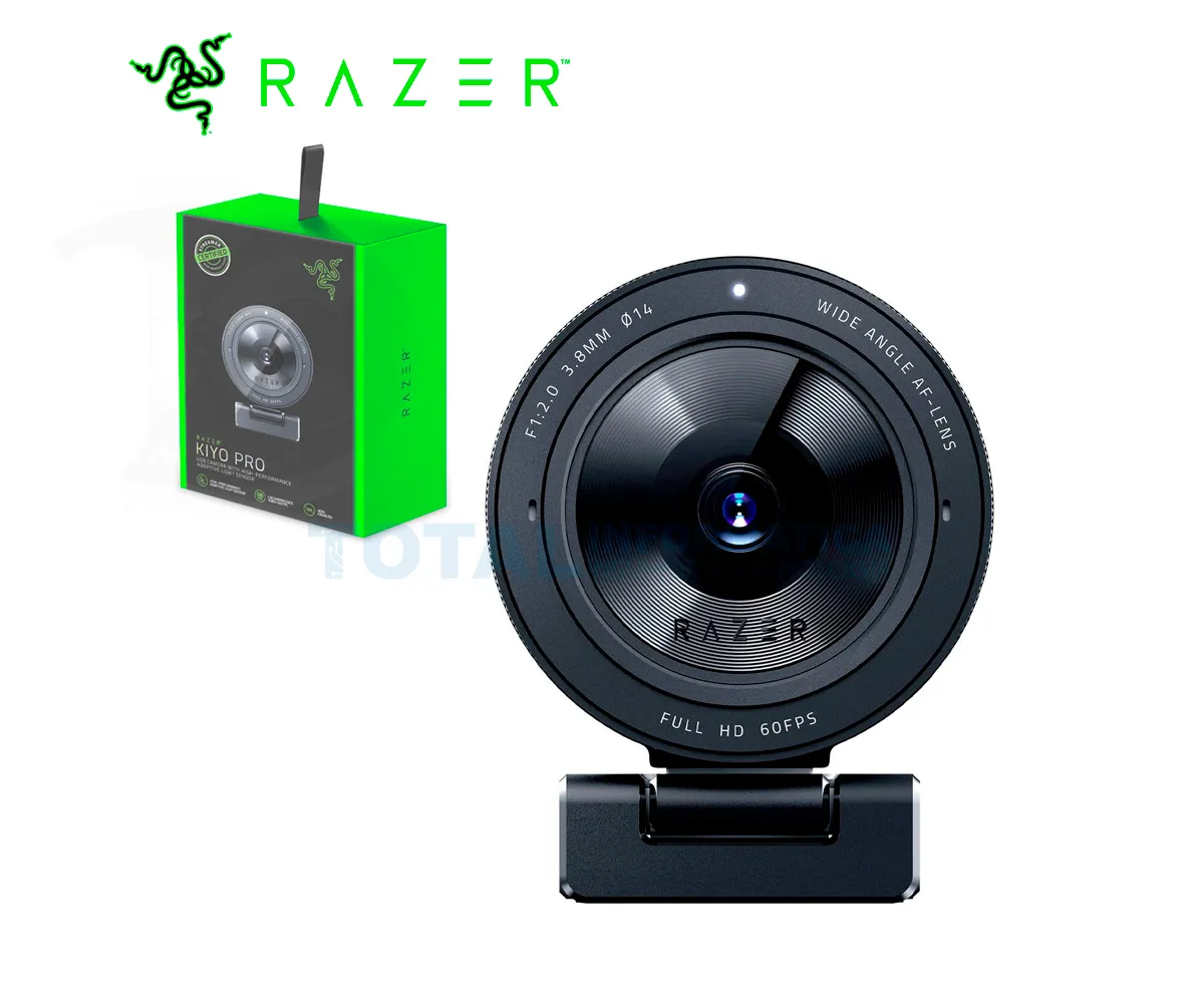 CAMARA WEB RAZER KIYO PRO FHD 1080P, A 60FPS USB 3.0 NEGRA - imagen 1