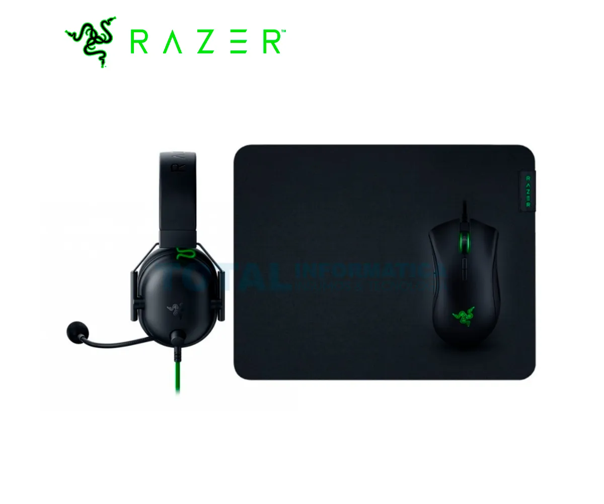 KIT GAMING RAZER BATTLE DEATHADDER V2 + BLACKSHARK V2 + GIGANTUS V2 - imagen 2