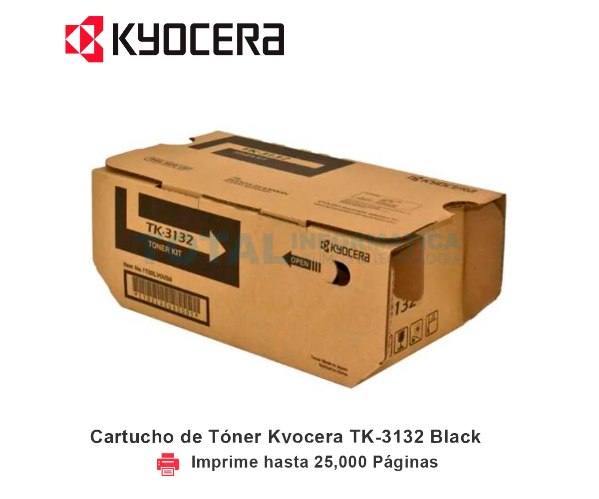 TONER KYOCERA TK-3132 BLACK, 25000 PÁGINAS - imagen 1