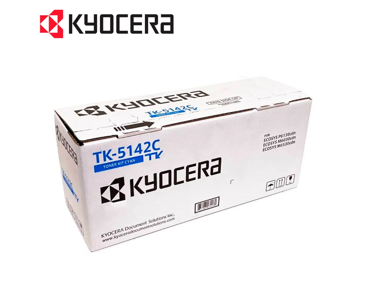TONER KYOCERA TK-5142C CYAN, ECOSYS M6030CDN, 5000 PAGINAS - imagen 2