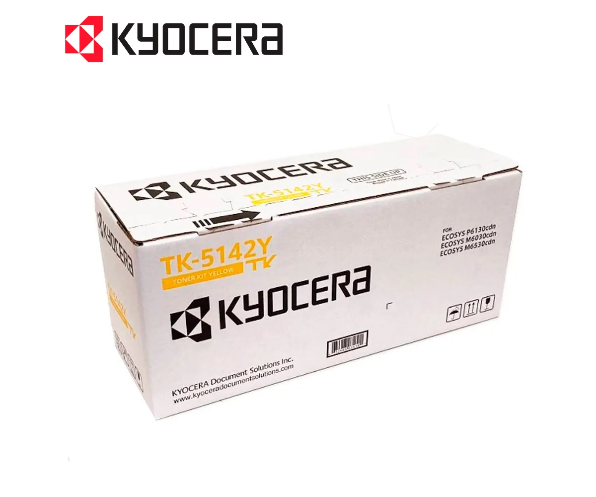 TONER KYOCERA TK-5142Y YELLOW, ECOSYS M6030CDN, 5000 PAGINAS - imagen 2