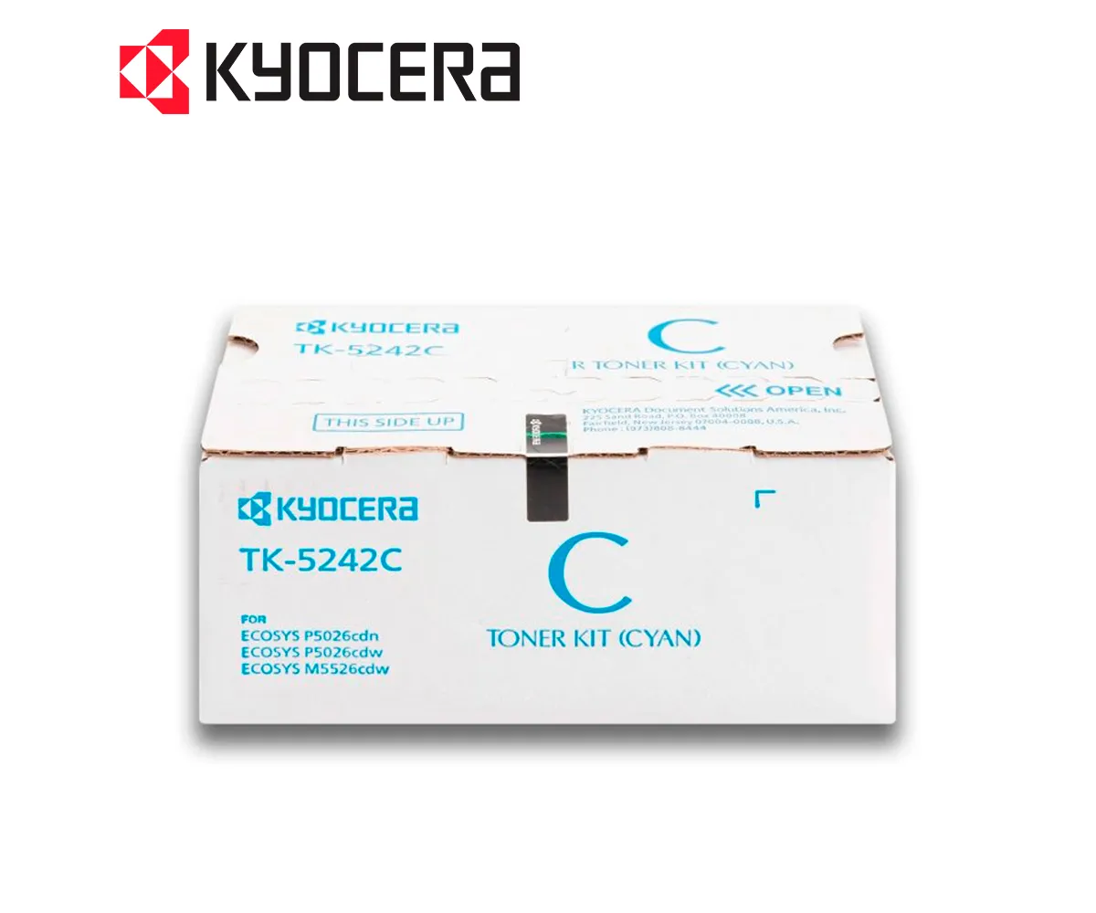 TONER KYOCERA TK-5242C CYAN, ECOSYS, 3000 PAGINAS - imagen 2