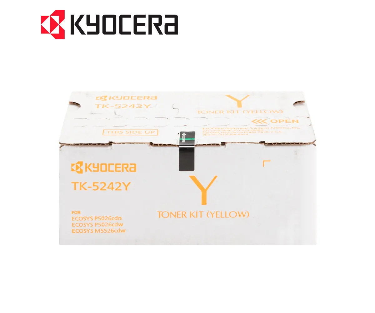 TONER KYOCERA TK-5242Y YELLOW, ECOSYS M5526CDW, 3000 PAGINAS - imagen 2