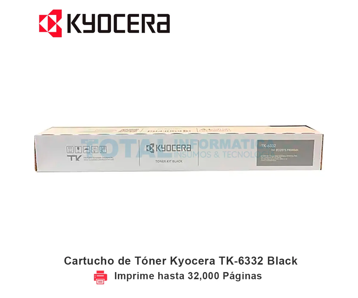 TONER KYOCERA TK-6332 BLACK, 32000 PÁGINAS - imagen 1