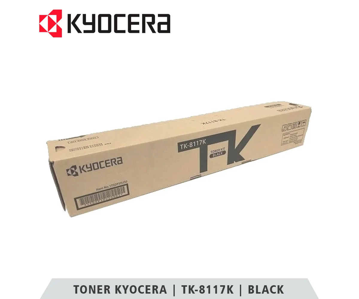 TONER KYOCERA TK-8117K BLACK, ECOSYS M8124CIDN, 12000 PAGINAS - imagen 1