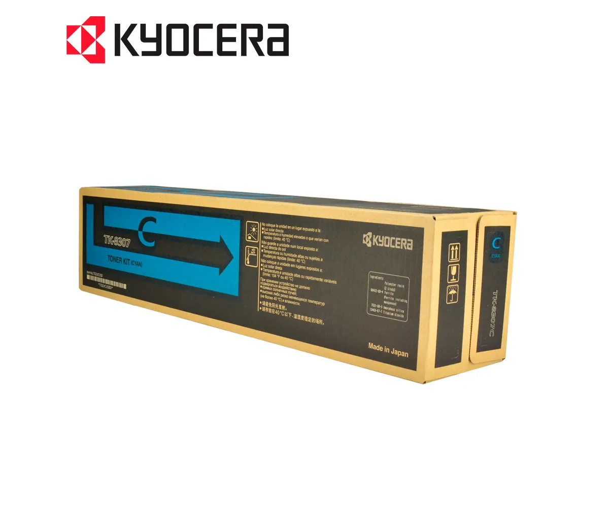 TONER KYOCERA TK-8307C CYAN, TASKALFA, 15000 PAGINAS - imagen 2