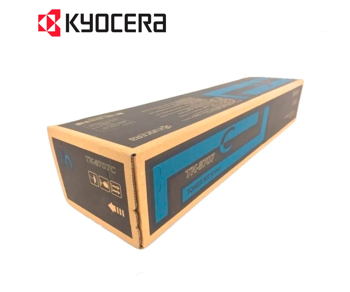 TONER KYOCERA TK-8707C CYAN, TASKALFA, 30000 PÁGINAS - imagen 2