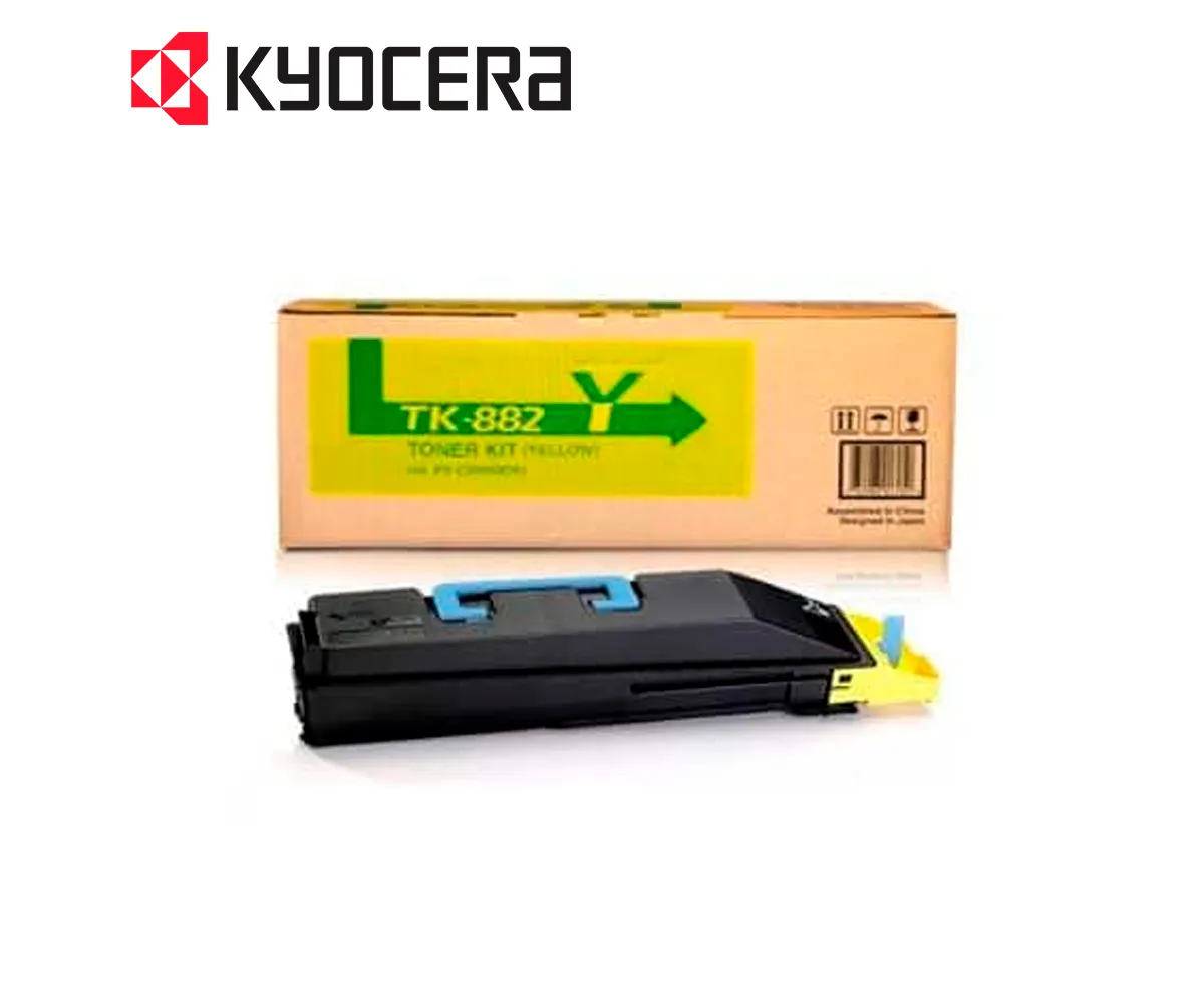 TONER KYOCERA TK-882Y YELLOW, 18,000 PÁGINAS - imagen 2