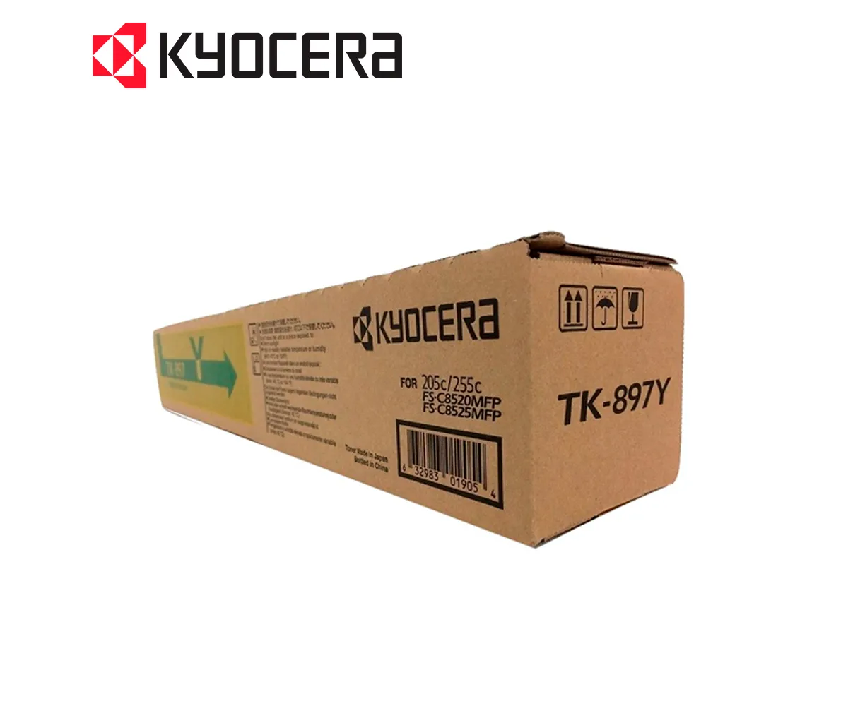 TONER KYOCERA TK-897Y YELLOW, 6000 PAGINAS - imagen 2