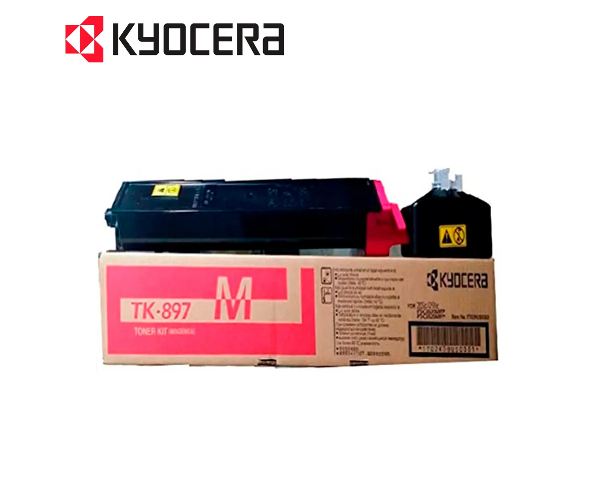TONER KYOCERA TK-897M MAGENTA, 6000 PAGINAS - imagen 2
