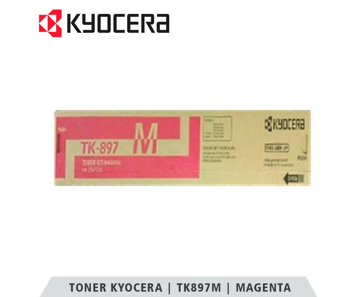 TONER KYOCERA TK-897M MAGENTA, 6000 PAGINAS - imagen 1