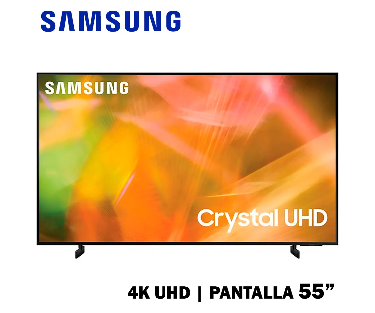 TELEVISOR SAMSUNG UHD 4K SMART TV UN55AU8000GXPE - imagen 1