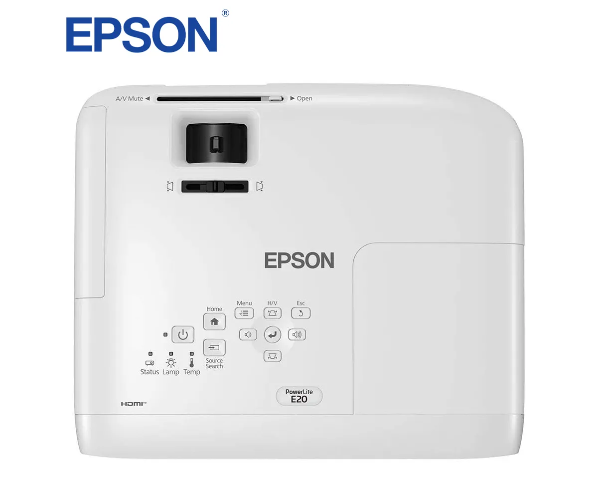 PROYECTOR EPSON POWERLITE E20 PORTÁTIL, XGA 1024 X 768, COLOR BLANCO - imagen 3