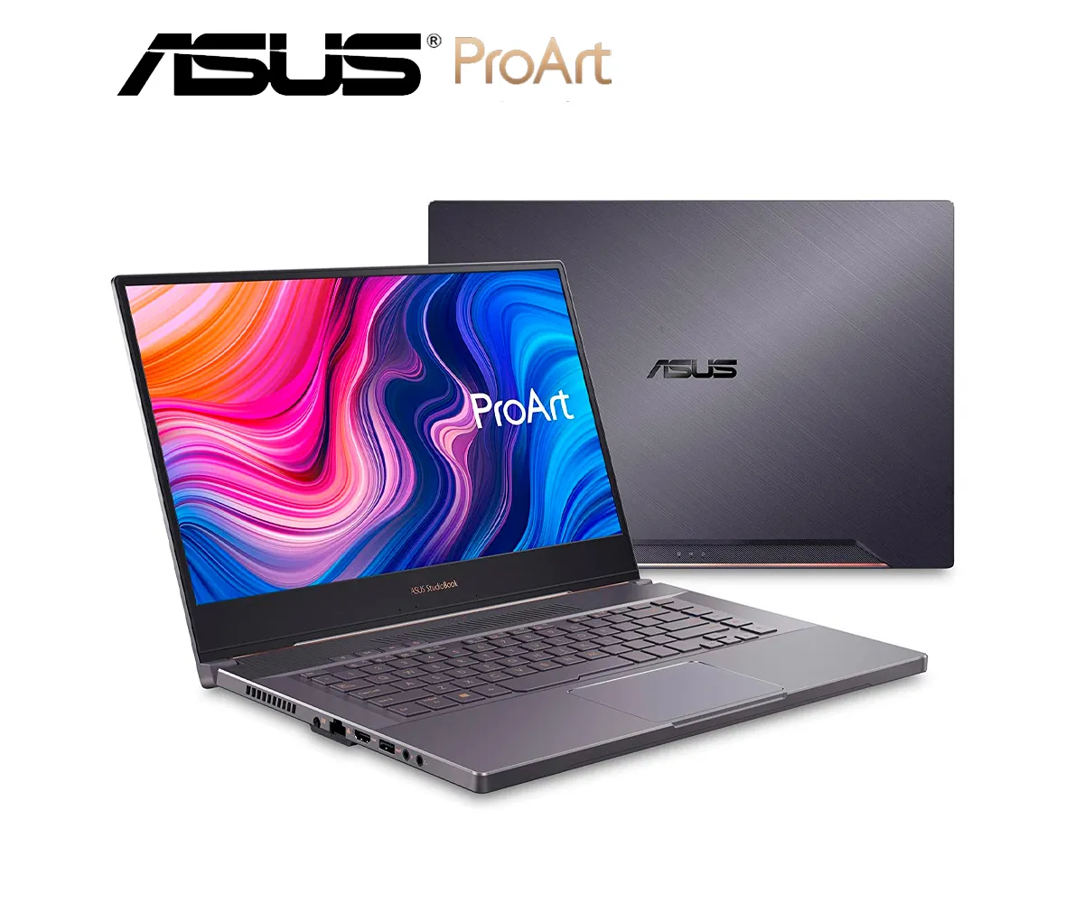 LAPTOP ASUS PROART STUDIOBOOK PRO 15 W500G5T WORKSTATION, LED 15.6" UHD 4K, CORE I7-9750H 2.6GHZ, RAM 48GB, SSD 2TB, 16 GB RTX 5000 MAX-Q, WIN 10 PRO - imagen 2