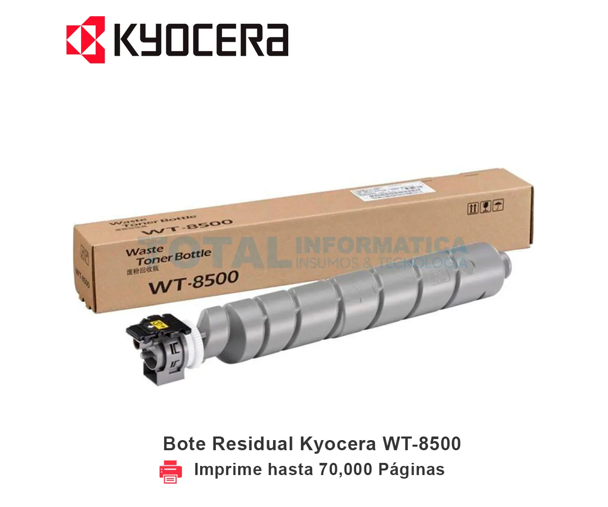 RESIDUAL KYOCERA TASKALFA WT-8500 BLACK, 6002I, 70000 PAGINAS - imagen 1