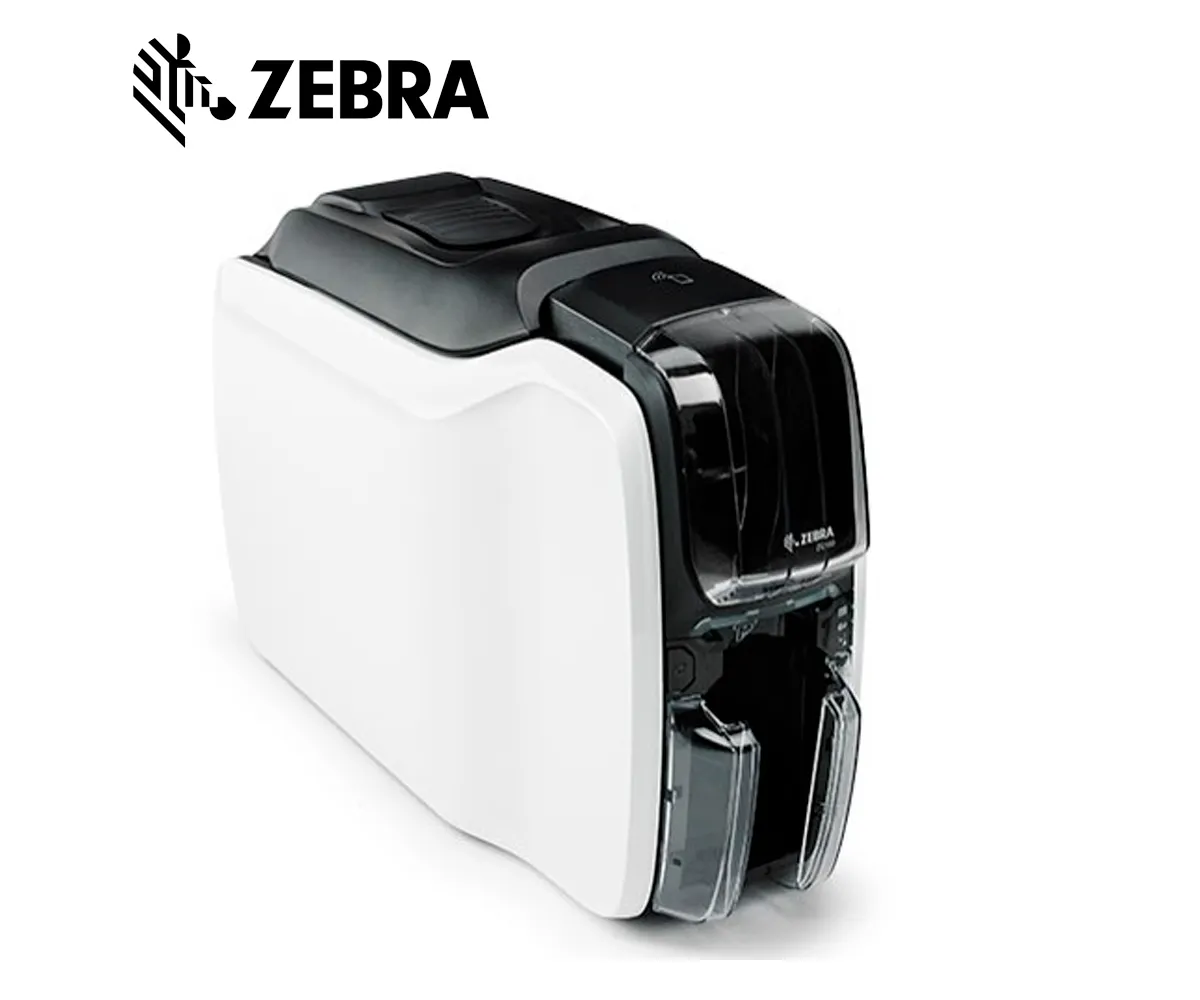 IMPRESORA DE TARJETAS ZEBRA ZC100 ZC11-0000Q00LA00, 300x300DPI, USB 2.0, NEGRO BLANCO - imagen 2