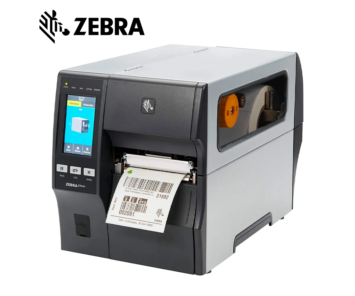 IMPRESORA ZEBRA ZT411 DE ETIQUETAS ZT41142-T010000Z, TÉRMICA DIRECTA, TRANSFERENCIA, 203 DPI, 356 MM/S, USB 2.0, ETHERNET - imagen 1