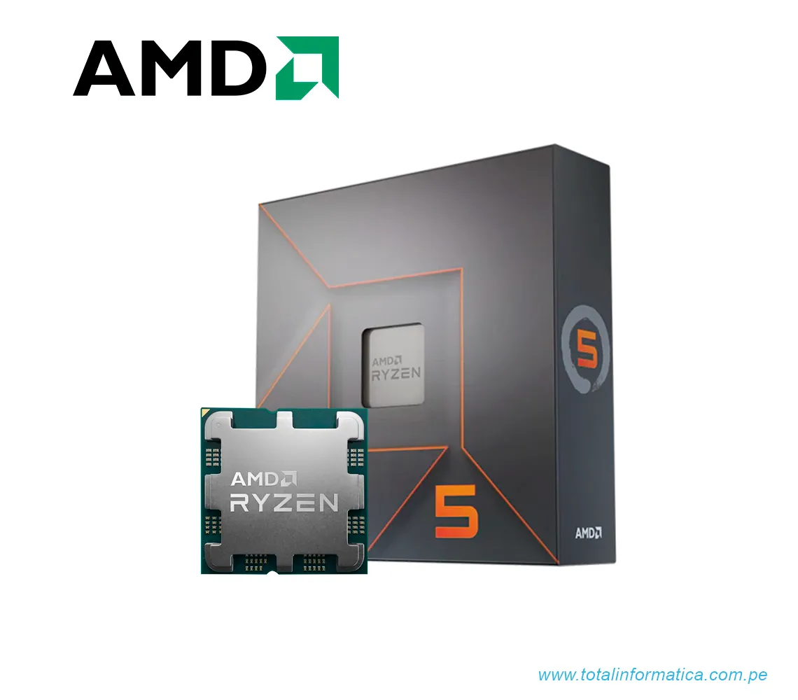 PROCESADOR AMD RYZEN 5 7600X  4.7GHZ MAX 5.3GHZ 6 CORE - 32MB  AM5 - imagen 2