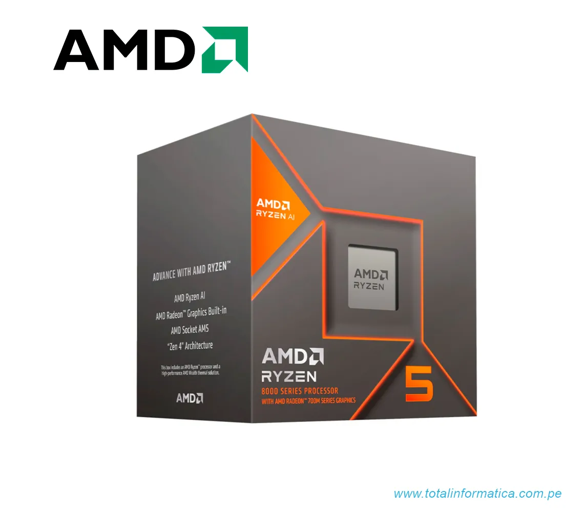 PROCESADOR AMD RYZEN 5 8600G 4.3GHZ MAX 5.0GHZ      (100-100001237BOX) - imagen 1