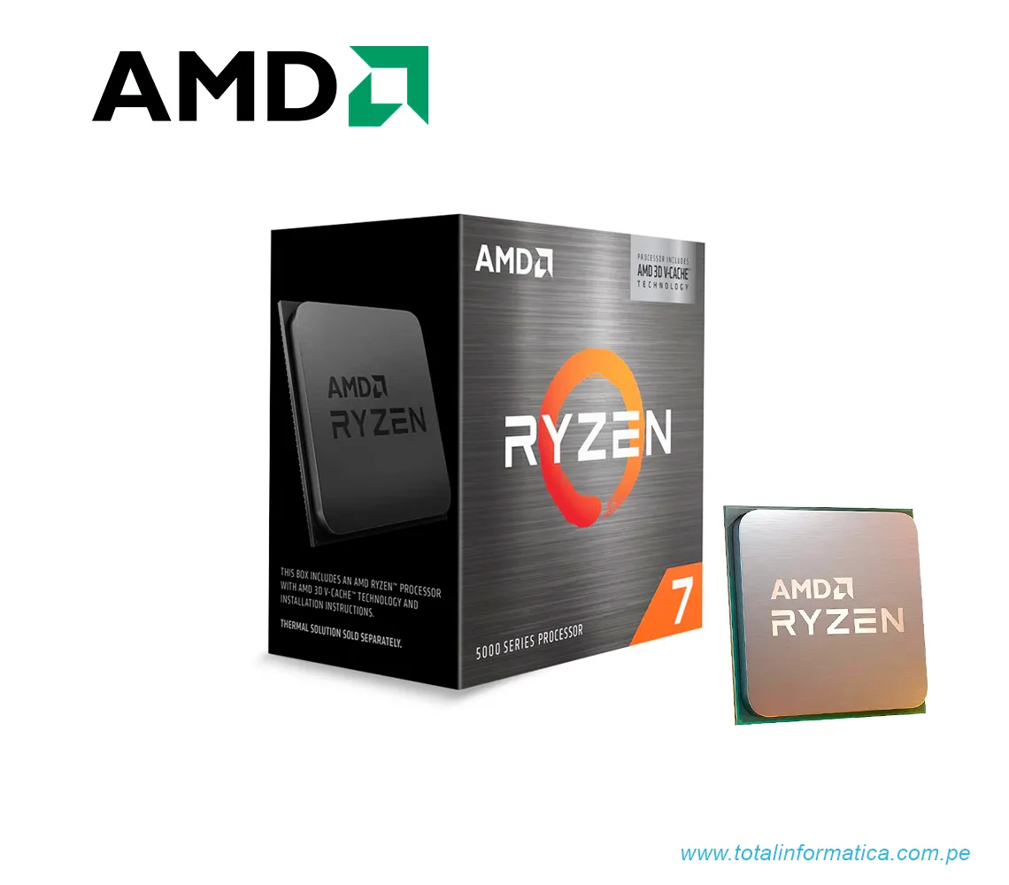 PROCESADOR AMD RYZEN 7 5700X3D 3.0GHZ MAX 4.1GHZ (100-100001503WOF) - imagen 2