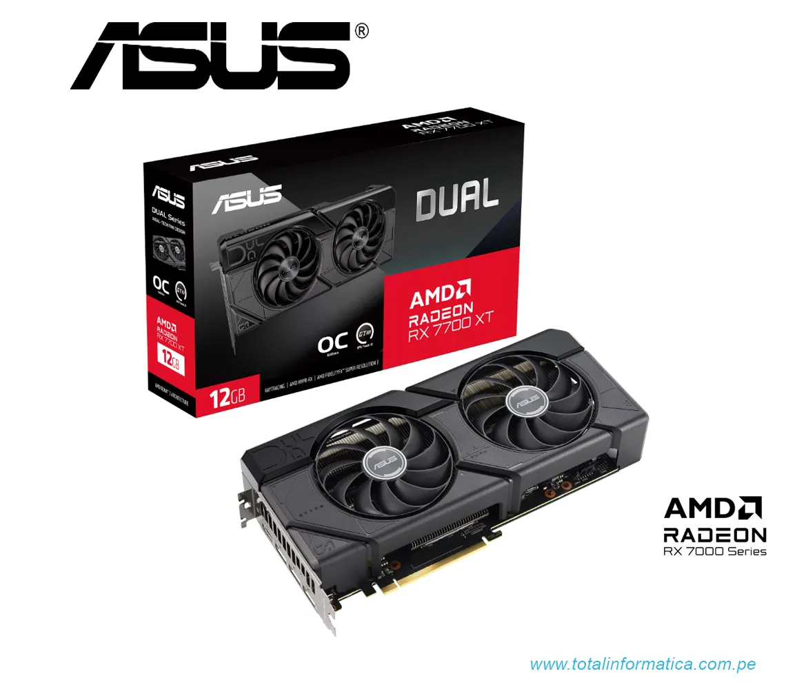 TARJETA GRAFFICA ASUS DUAL RX 7700 XT OC, 12GB GDDR6, AMD RADEON(DUAL-RX7700XT-O12G) - imagen 6