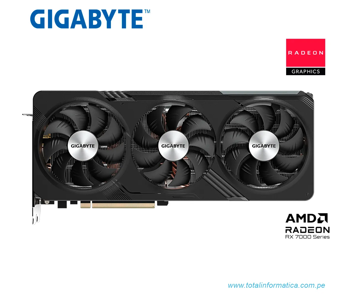 TARJETA GRAFICA GIGABYTE RX 7700 XT OC, 12GB GDRR6, AMD RADEON(GV-R77XTGAMING OC-12GD G10) - imagen 1