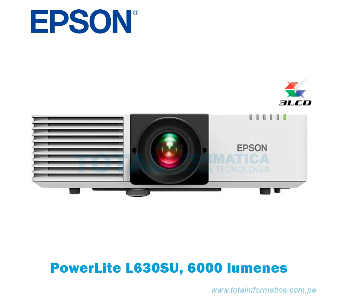 PROYECTOR LÁSER EPSON POWERLITE L630SU, 6000 LUMENES WUXGA - imagen 1