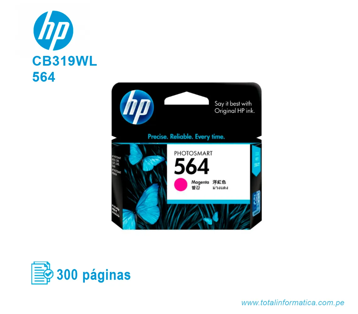 TINTA HP 564 MAGENTA ( CB319WL ) D5460, 300 PÁG - imagen 1