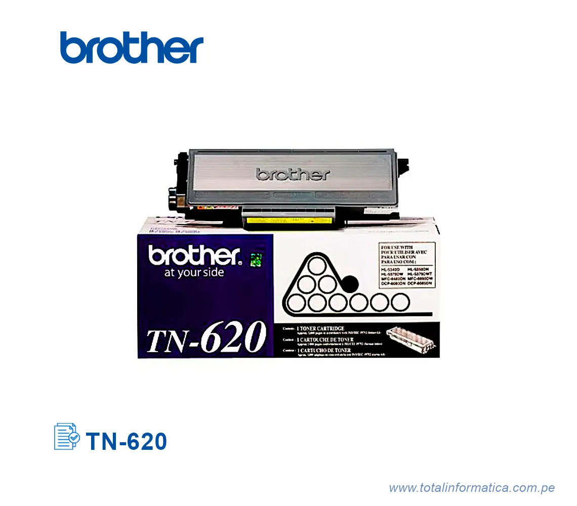 TONER BROTHER TN620/TN-620 HL-5340, 3K PAG   - imagen 2