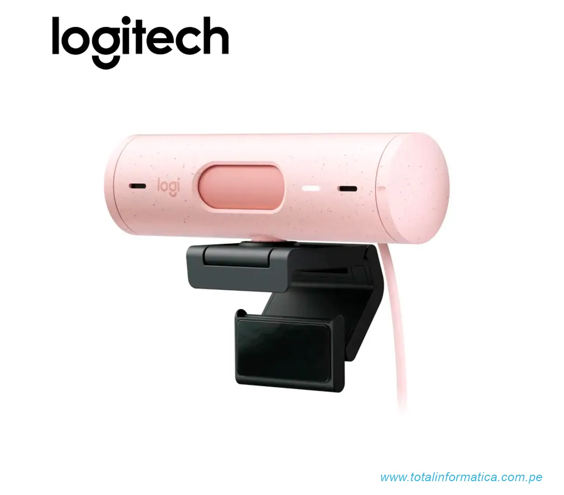CAMARA LOGITECH BRIO 500, FHD 1080P, USB-C, ROSA(960-001418) - imagen 3