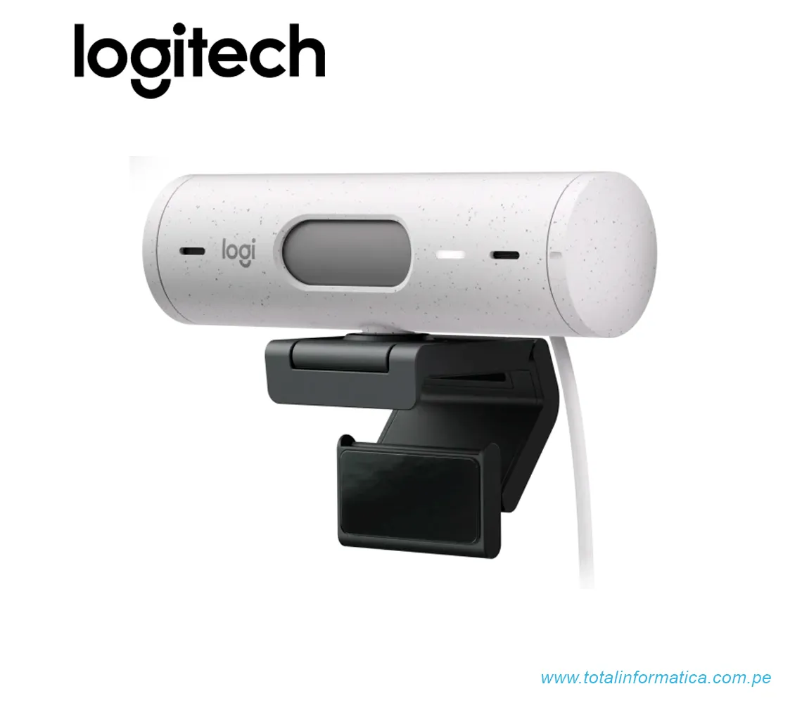 CAMARA LOGITECH BRIO 500, FHD 1080P, USB-C, BLANCO(960-001426) - imagen 3