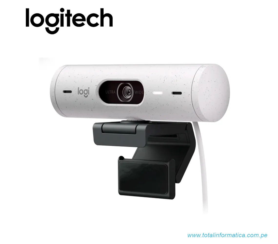 CAMARA LOGITECH BRIO 500, FHD 1080P, USB-C, BLANCO(960-001426) - imagen 1
