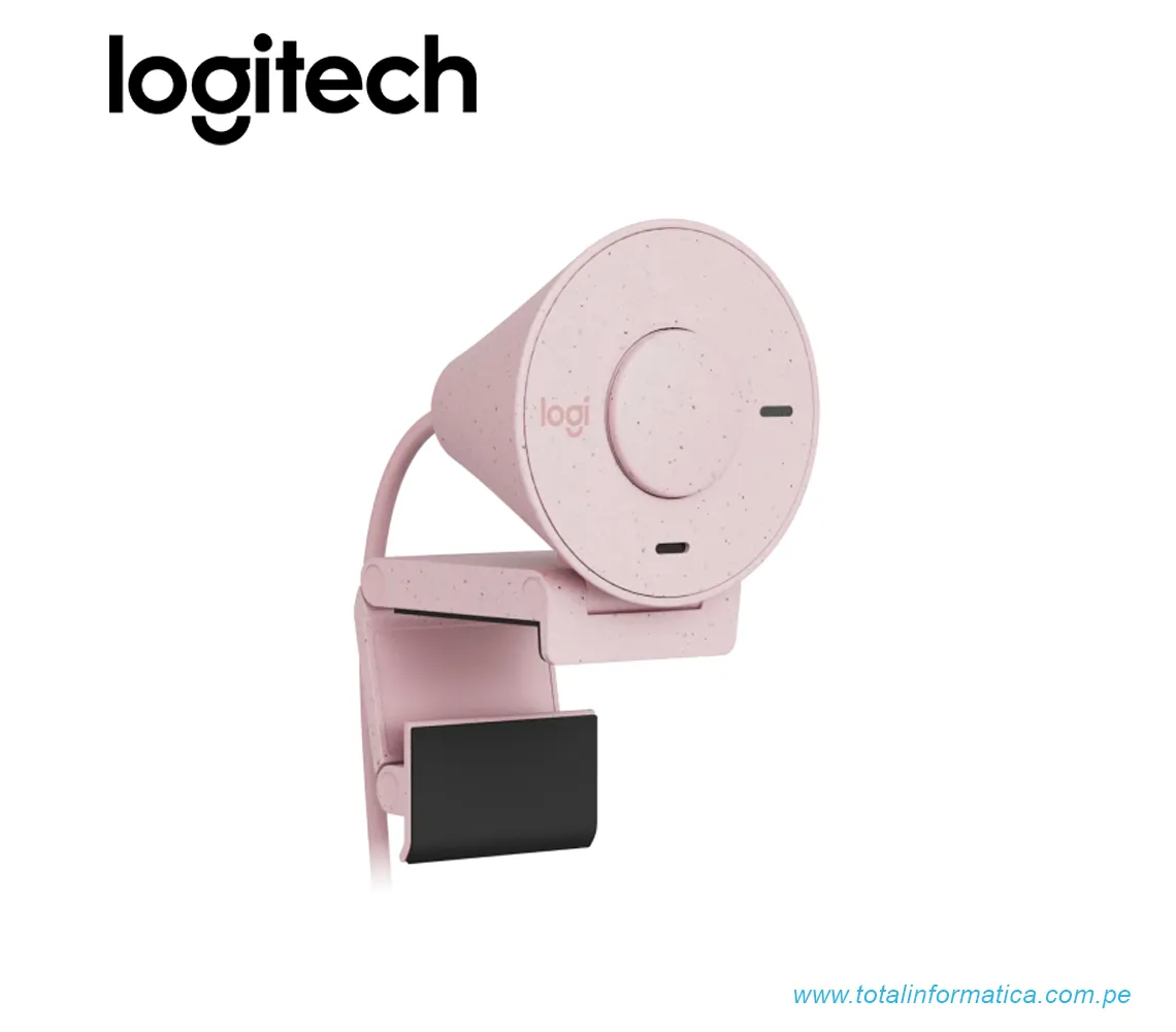 CAMARA LOGITECH BRIO 300, FHD 1080P, USB-C, ROSA(960-001446) - imagen 5