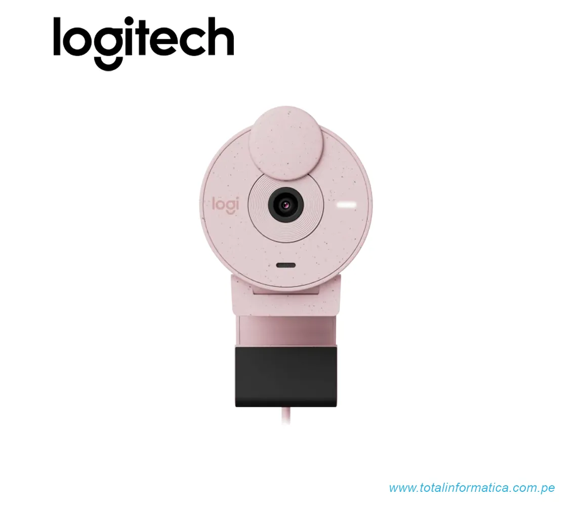 CAMARA LOGITECH BRIO 300, FHD 1080P, USB-C, ROSA(960-001446) - imagen 3