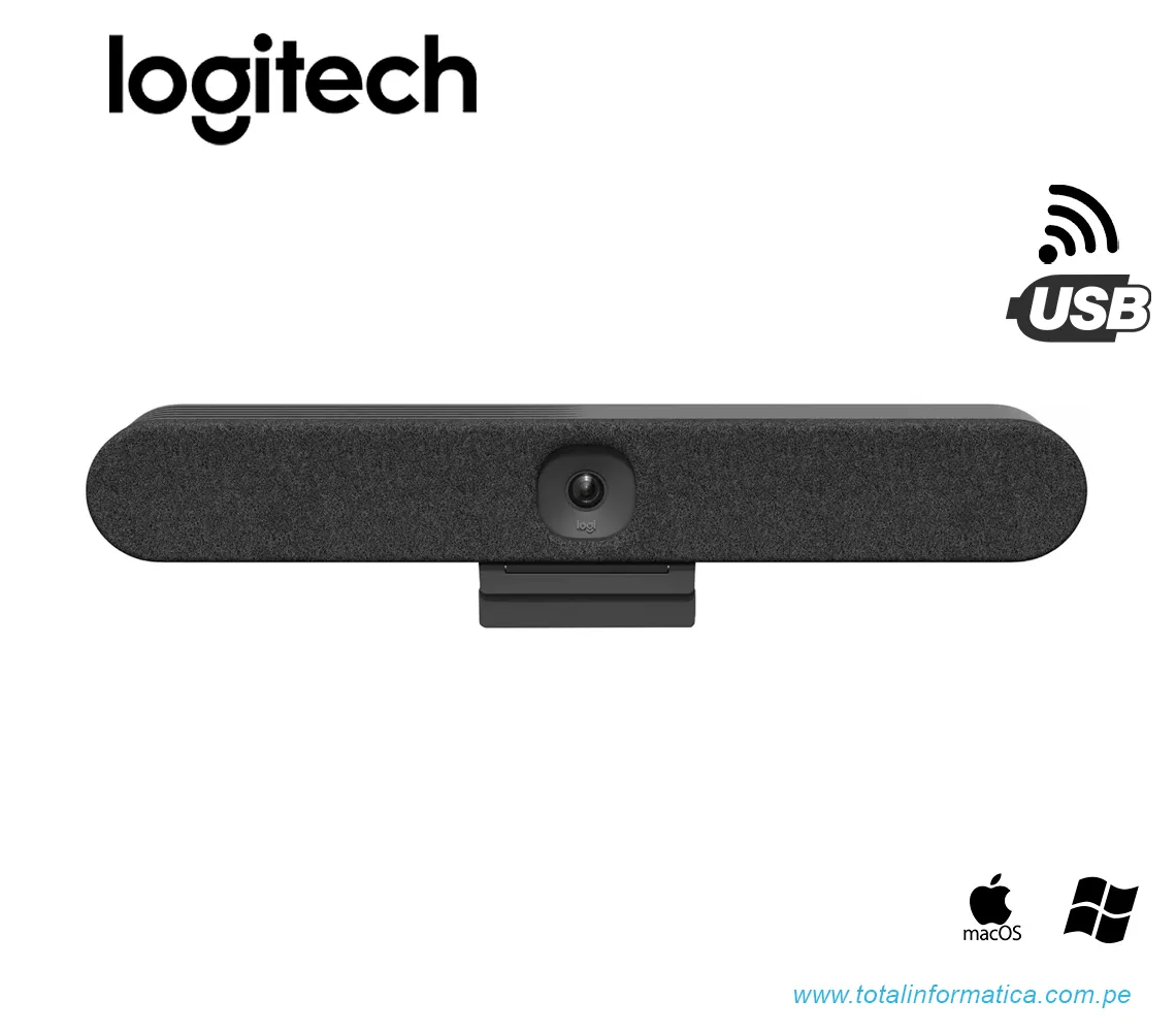 CAMARA LOGITECH B2B RALLY BAR HUDDLE, TODO EN UNO USB, NEGRO(960-001485) - imagen 1