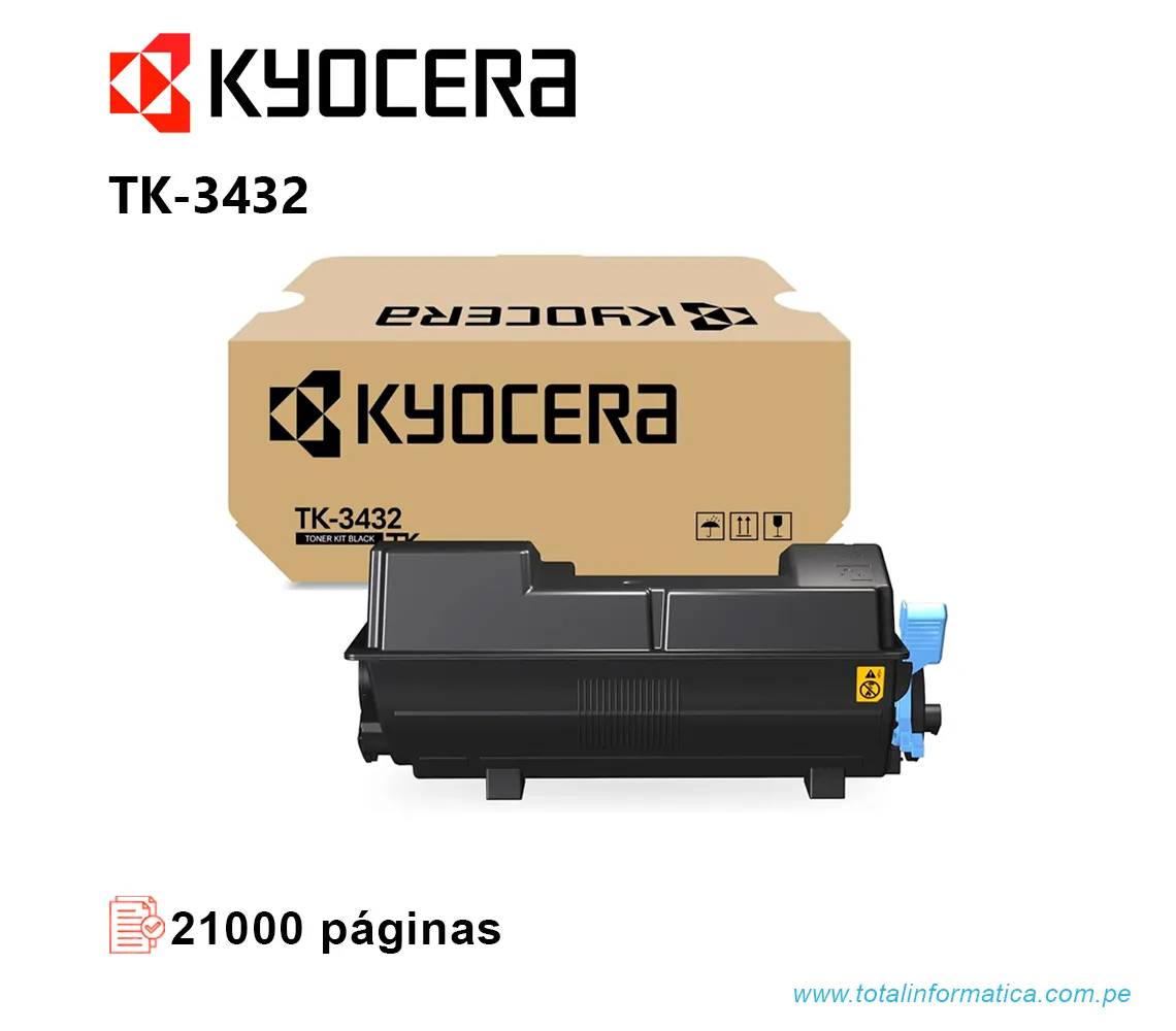 TONER KYOCERA TK-3432, ECOSYS PA5500X/MA5500IFX, 21000 PÁGINAS - imagen 1