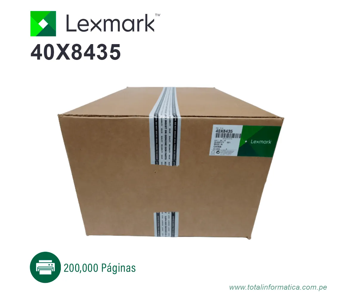KIT DE MANTENIMINETO LEXMARK 40X8435  200,000PG - imagen 1