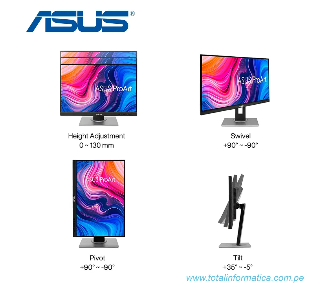 MONITOR ASUS PROART PA248QV LED 24.1", FHD 2K, 75HZ, HDMI - imagen 3