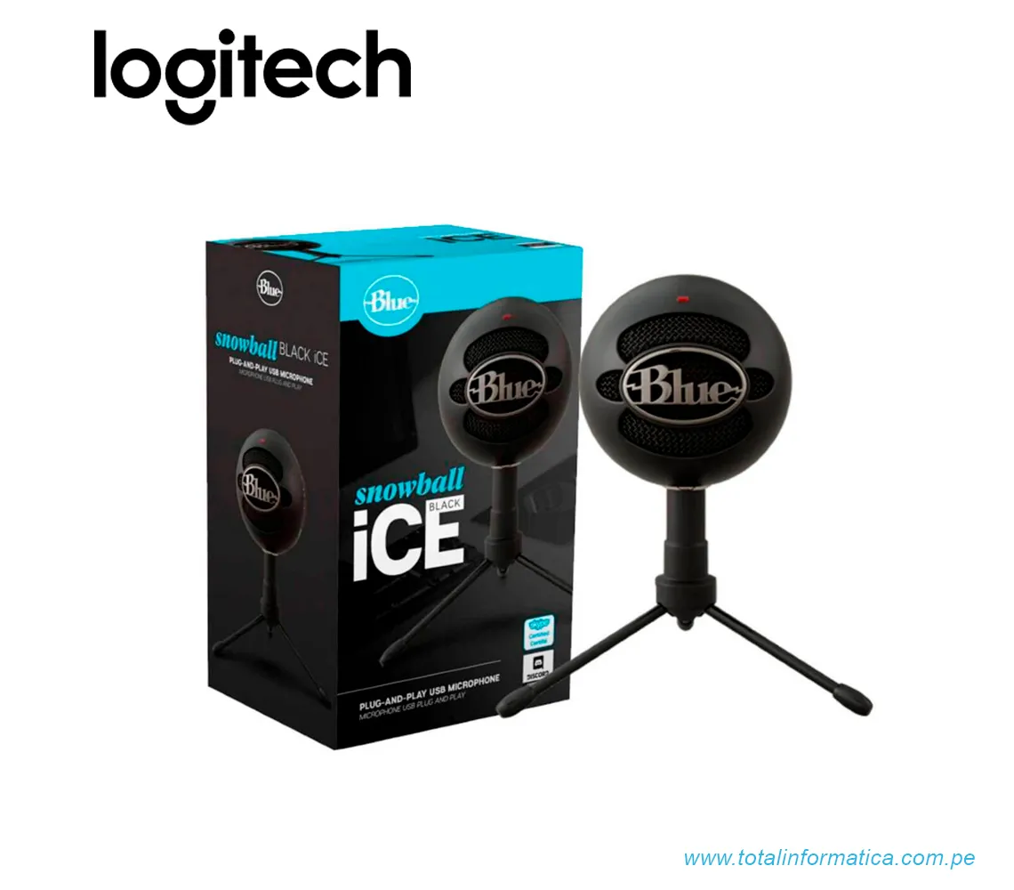 MICROFONO BLUE SNOWBALL ICE, USB, NEGRO(988-000510) - imagen 2