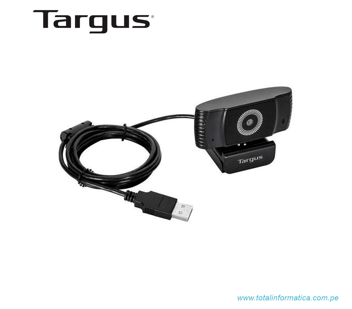 CAMARA WEB TARGUS PLUS, FHD, 1080P, USB, NEGRO(AVC042GL) - imagen 2