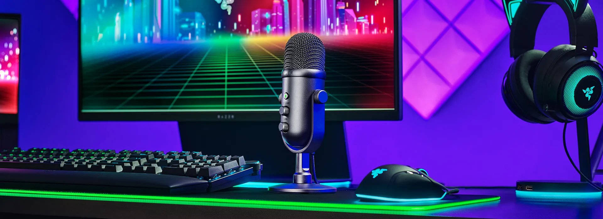 MICROFONO RAZER SEIREN V2 PRO, USB-C, STREAMING DINAMICO CARDIOIDE, NEGRO(RZ19-04040100-R3U1) - imagen 4